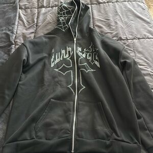 Y2k Full Zip-Up Hoodie
